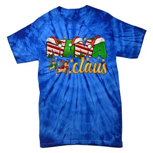 Mama Claus Family Matching Christmas Pajama Xmas Santa Hat Great Gift Tie-Dye T-Shirt