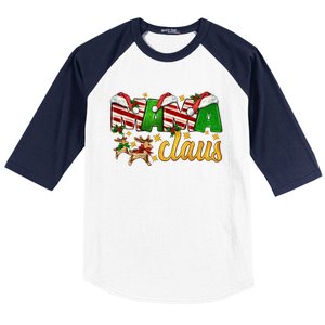 Mama Claus Family Matching Christmas Pajama Xmas Santa Hat Great Gift Baseball Sleeve Shirt