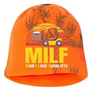 MILF Certified Forklift Operator Forklift Driver Forklift Kati - Camo Knit Beanie