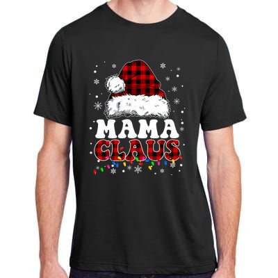 Mama Claus Funny Santa Claus Matching Family Pajamas Funny Gift Adult ChromaSoft Performance T-Shirt