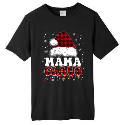 Mama Claus Funny Santa Claus Matching Family Pajamas Funny Gift Tall Fusion ChromaSoft Performance T-Shirt