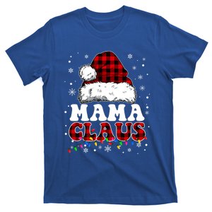 Mama Claus Funny Santa Claus Matching Family Pajamas Funny Gift T-Shirt