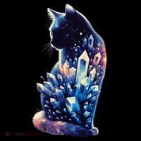 Mystical Cat Fusion Beautiful Celestial Unique Daily Commute Backpack