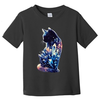 Mystical Cat Fusion Beautiful Celestial Unique Toddler T-Shirt