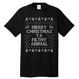 Merry Christmas filthy Xmas animal awesome shirt gift Tall T-Shirt