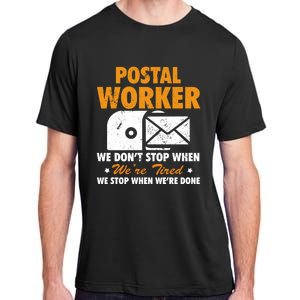 Mail Carrier Funny Gift Postal Worker S Mailman Gift Adult ChromaSoft Performance T-Shirt