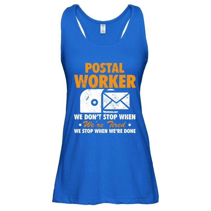 Mail Carrier Funny Gift Postal Worker S Mailman Gift Ladies Essential Flowy Tank