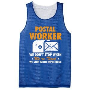 Mail Carrier Funny Gift Postal Worker S Mailman Gift Mesh Reversible Basketball Jersey Tank