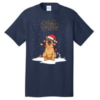 Merry Christmas Funny Xmas Christmas German Shepherd Tall T-Shirt