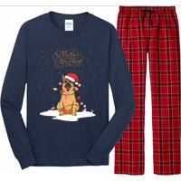 Merry Christmas Funny Xmas Christmas German Shepherd Long Sleeve Pajama Set