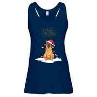 Merry Christmas Funny Xmas Christmas German Shepherd Ladies Essential Flowy Tank