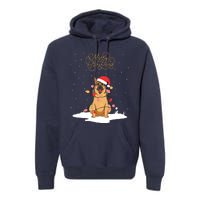 Merry Christmas Funny Xmas Christmas German Shepherd Premium Hoodie