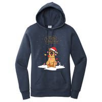 Merry Christmas Funny Xmas Christmas German Shepherd Women's Pullover Hoodie