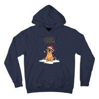 Merry Christmas Funny Xmas Christmas German Shepherd Tall Hoodie