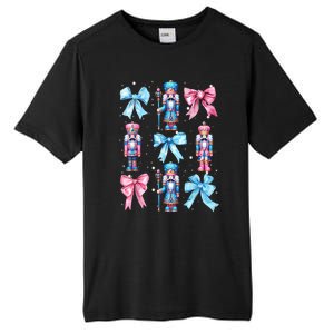 Merry Christmas Funny Nutcracker Coquette Bow Pin.K Gift Tall Fusion ChromaSoft Performance T-Shirt