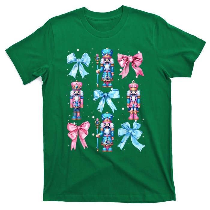 Merry Christmas Funny Nutcracker Coquette Bow Pin.K Gift T-Shirt