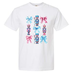 Merry Christmas Funny Nutcracker Coquette Bow Pin.K Gift Garment-Dyed Heavyweight T-Shirt