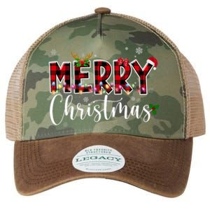 Merry Christmas Festive Cute Holiday Legacy Tie Dye Trucker Hat