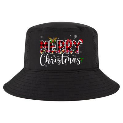 Merry Christmas Festive Cute Holiday Cool Comfort Performance Bucket Hat