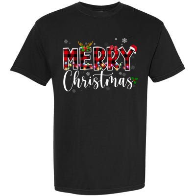 Merry Christmas Festive Cute Holiday Garment-Dyed Heavyweight T-Shirt