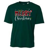 Merry Christmas Festive Cute Holiday Cooling Performance Crew T-Shirt