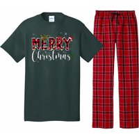 Merry Christmas Festive Cute Holiday Pajama Set