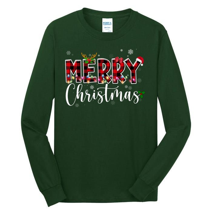 Merry Christmas Festive Cute Holiday Tall Long Sleeve T-Shirt