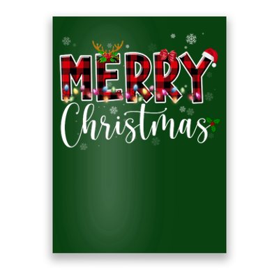 Merry Christmas Festive Cute Holiday Poster