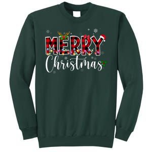 Merry Christmas Festive Cute Holiday Tall Sweatshirt