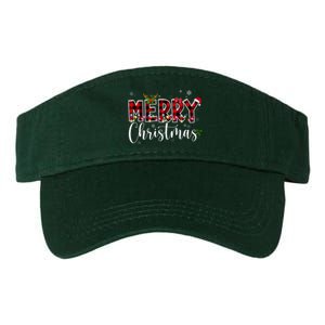 Merry Christmas Festive Cute Holiday Valucap Bio-Washed Visor