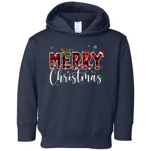 Merry Christmas Festive Cute Holiday Toddler Hoodie