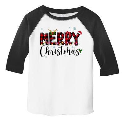 Merry Christmas Festive Cute Holiday Toddler Fine Jersey T-Shirt