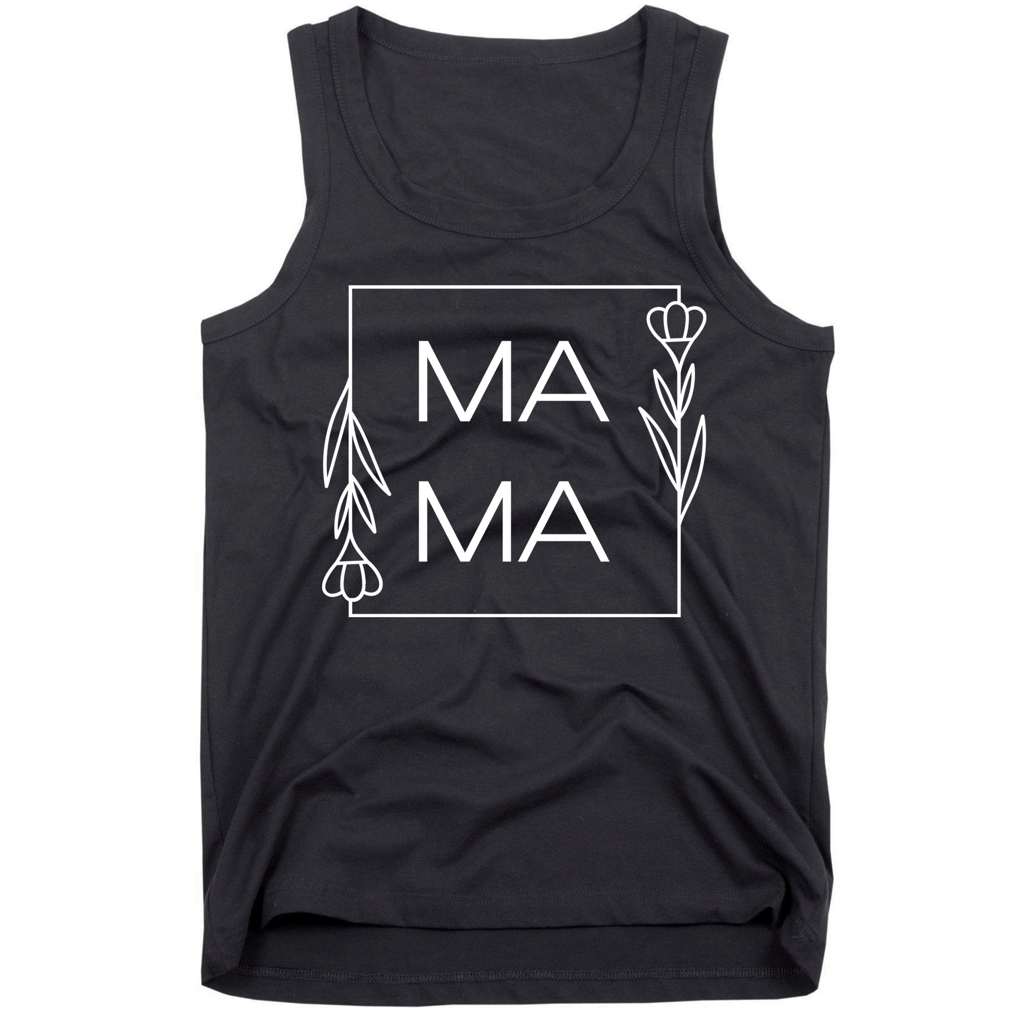 Mama Cute Flower Mother's Day Gift Tank Top