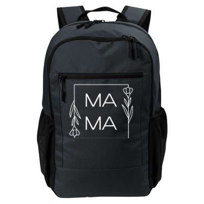 Mama Cute Flower Mother's Day Gift Daily Commute Backpack