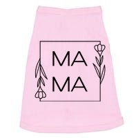 Mama Cute Flower Mother's Day Gift Doggie Tank