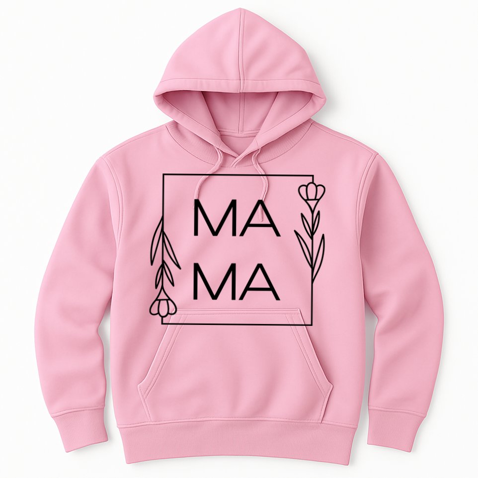 Mama Cute Flower Mother's Day Gift Hoodie