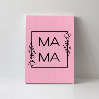 Mama Cute Flower Mother's Day Gift Canvas