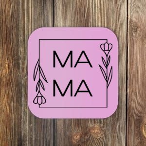 Mama Cute Flower Mother's Day Gift Coaster