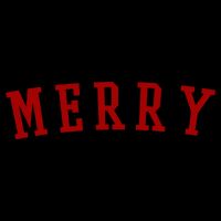 Merry Christmas Festive Holiday Zip Tote Bag