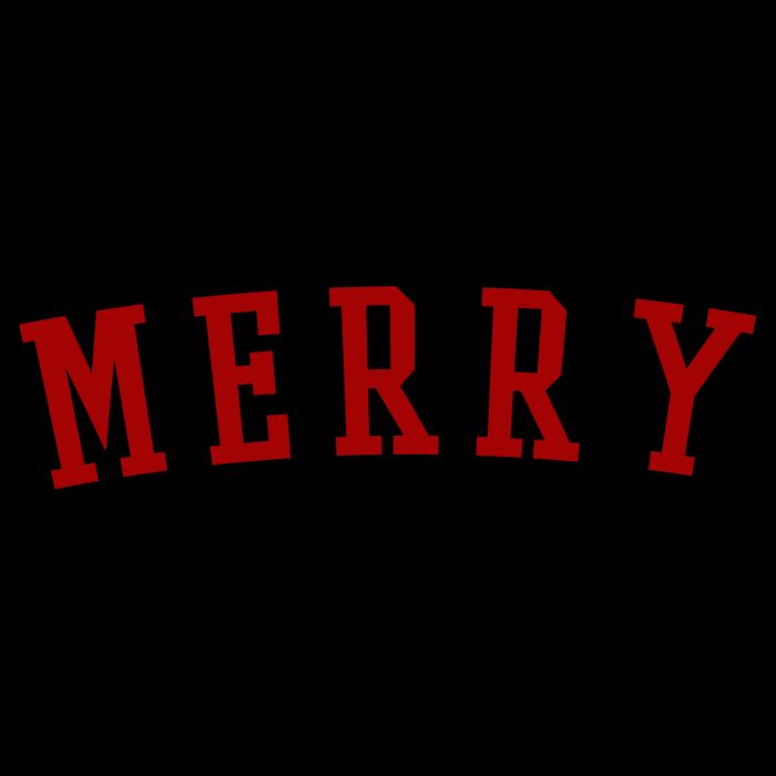 Merry Christmas Festive Holiday Zip Tote Bag