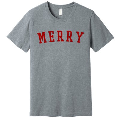 Merry Christmas Festive Holiday Premium T-Shirt