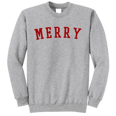 Merry Christmas Festive Holiday Tall Sweatshirt