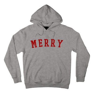 Merry Christmas Festive Holiday Tall Hoodie