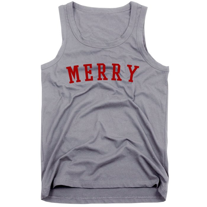 Merry Christmas Festive Holiday Tank Top