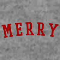 Merry Christmas Festive Holiday Womens T-Shirt