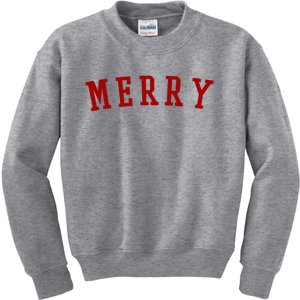 Merry Christmas Festive Holiday Kids Sweatshirt