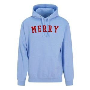 Merry Christmas Festive Holiday Unisex Surf Hoodie