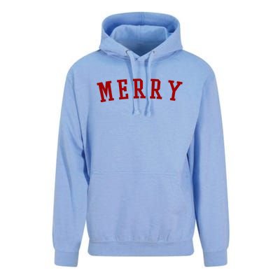 Merry Christmas Festive Holiday Unisex Surf Hoodie