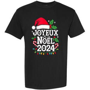 Merry Christmas French Family Joyeux Noel 2024 France Garment-Dyed Heavyweight T-Shirt