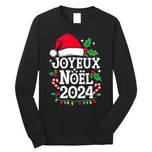 Merry Christmas French Family Joyeux Noel 2024 France Long Sleeve Shirt